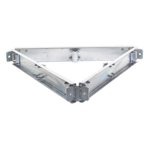 SYSCOM TOWERS SEST-45 – Estabilizador de Torre / Acero Galvanizado por Electrólisis / 6 Puntos de Sujeción / Antitorsión / Compatible STZ-45 / Cara 90 cm