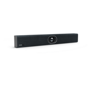 YEALINK UVC-40-E2 – Barra de Videoconferencia USB / 4K Ultra HD / 120° Ultra Wide / 8 Micrófonos MEMS / Alcance 6 m (19.7 ft) / IA con Seguimiento de Orador / Altavoz 5W HF