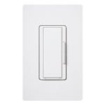 LUTRON ELECTRONICS RDRSWH – Interruptor Remoto Multi-ubicación / 3 y 4 Vías / 120 V / Hasta 9 Controles / Memoria Ante Fallas / Color Blanco