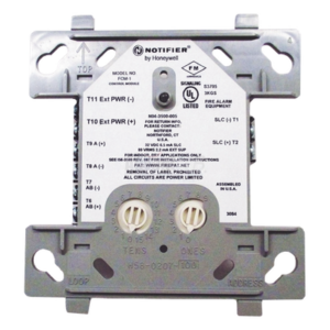 NOTIFIER FCM-1 – Módulo de Control Direccionable / Circuito NAC 24 VDC o Audio 70.7 Vrms / Protocolo FlashScan / Direccionamiento 01-159 / Clase A o B