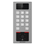 HIKVISION DS-K1T502DBWX-CQR – Terminal de Control de Acceso / Lector QR Exterior / Videoportero 2 MP / IP65 & IK09 / 100,000 Tarjetas / 300,000 Eventos / Bluetooth y App