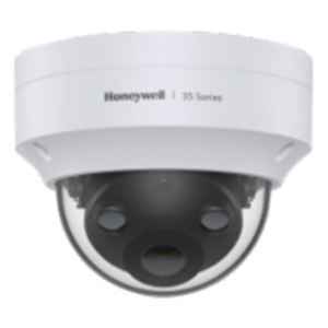HONEYWELL HC35W45R3 – Cámara Mini Domo IP / 5 Megapixel / Gran Angular 93° / WDR 120 dB / IR 40 m (131.2 ft) / IP66/IP67 IK10 / PoE