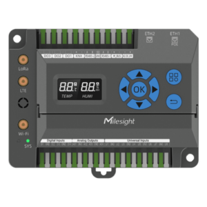 MILESIGHT EG71-L08GL-915M – Gateway IoT LoRaWAN / 8 Canales / 2,000 Dispositivos / Quad-Core 1.5 GHz / Edge Computing / 4G LTE / KNX + BACnet + Modbus + M-Bus / 8 Entradas Universales