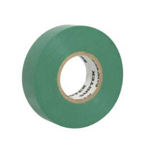 SURTEK SYS-138004 – Cinta para aislar color Verde de 19 mm x  18 metros / Fabricada en PVC / Adhesivo acrílico.