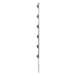 EPCOM INDUSTRIAL SYS-POST-10 – Poste para Cerca Electrificada / 6 Aisladores de Paso / Acero Galvanizado Calibre 18 / Altura 1.4 m (4.6 ft) / Fijación en Concreto / Intemperie