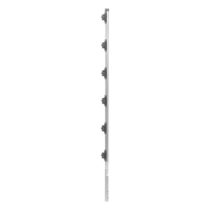 EPCOM INDUSTRIAL SYS-POST-10 – Poste para Cerca Electrificada / 6 Aisladores de Paso / Acero Galvanizado Calibre 18 / Altura 1.4 m (4.6 ft) / Fijación en Concreto / Intemperie