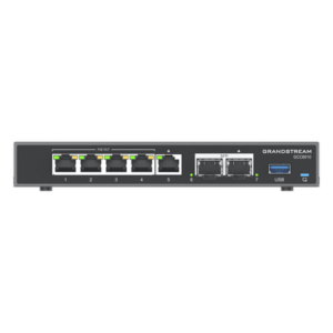 GRANDSTREAM GCC6010 – Router Firewall / IP PBX 24 Usuarios / Switch PoE 4 Puertos / SFP 2.5G / VPN 2.5 Gbps / 3x WAN Configurables