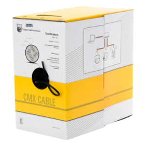 LINKEDPRO BY EPCOM EP-CAT-5E-V2B – Bobina de Cable / Cat5e UTP / 305 m (1000 ft) / CCA / 24 AWG / 100 MHz / Interior / Negro