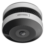 HIKVISION HF-VS409 – Cámara Fisheye IP / 4 Megapixel / Detector de Humo y Temperatura / IR 15 m (49.2 ft) / WDR 120 dB / Alarma 85 dB / PoE / MicroSD 128 GB