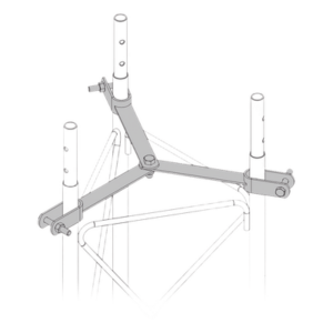 SYSCOM TOWERS SJB-90G – Brida de Sujeción para Retenida / Acero Galvanizado en Caliente / Compatible STZ90G / Norma NMX-H-004
