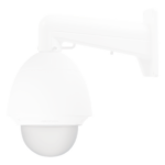 HIKVISION DS-5PTZ-BUBBLE-T – Burbuja Protectora para Domo PTZ / 5 Pulgadas / IP66 / IK10 / Ahumado Medio / 6.14 x 4 Pulgadas
