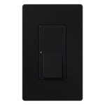 LUTRON ELECTRONICS MAS8AMBLS – Switch de Paleta / Un Solo Polo / Multilocación / 120 V / 8 A / LED de Ubicación / Color Negro