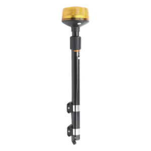 EPCOM INDUSTRIAL SIGNALING XMWL100A – Luz Telescópica LED / 27 W / 25 Patrones de Destello / 10-30 VDC / Longitud Ajustable 64-104 cm (25.2-40.9 in) / IP65