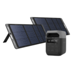 UGREEN KITEFD315114 – Kit de Energía Portátil / Batería LiFePO4 1024 Wh / Salida AC 1800W / Panel Solar 200W / Tecnología X-Boost 2600W / UPS Ultrarrápido