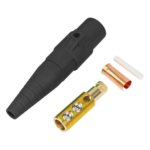 EPCOM PROAUDIO EP-CAMLOCK-400A-M-BLACK – Conector Camlock Macho / 400 Amperes / AC 600V / Sección Cable 50-95 mm² / Abrazadera Compresión / Plástico Ingeniería / Varios Colores