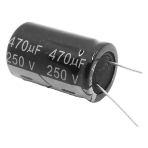 0470M0250V – Capacitor Electrolítico / 470 µF / 250 Vcc / 105 °C / Radial 25 x 40 mm