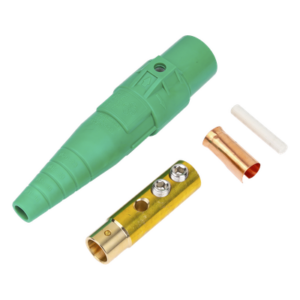 EPCOM PROAUDIO EPCAMLOCK400AFGREEN – Conector Camlock / 400 A / 600 V AC / Hembra / Verde / 50-95 mm² / Termoplástico resistente al calor