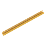PANDUIT E4X4YL6 – Canaleta Ranurada para Fibra Óptica / 4 in Ancho x 4 in Alto / 1828.8 mm Largo / PVC Rígido / Color Amarillo / UL 2024a