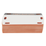 LINKEDPRO BY EPCOM LP-EAL – Etiqueta Autolaminada / 90 x 50 mm / 3.54 x 1.97 in / Vinilo Rígido / Interior-Exterior / Paquete 25 pzas / Negro-Naranja