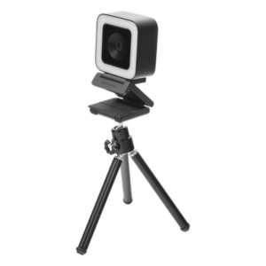 HIKVISION DS-UL2 – Cámara Web / Full HD 1080p / Aro de Luz 5 Niveles / Gran Angular 87° / Micrófono con Reducción de Ruido / USB 2.0 / Cable 2 m (6.56 ft) / Plug-and-Play