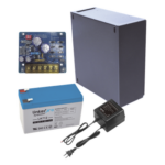 EPCOM POWERLINE KIT16B2LK7 – Kit Fuente de Poder con Batería de Respaldo / Salida 12 VCC 2.5 A / Batería AGM 4.5 Ah / Protección Sobretensión y Cortocircuito / Gabinete Interior