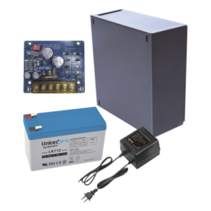 EPCOM POWERLINE KIT16B2LK7 – Kit Fuente de Poder con Batería de Respaldo / Salida 12 VCC 2.5 A / Batería AGM 4.5 Ah / Protección Sobretensión y Cortocircuito / Gabinete Interior