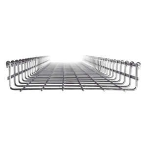 CHAROFIL MG-50-435EZ – Charola Tipo Malla / Ancho 300 mm (11.8 in) / Peralte 66 mm / Tramo 3 m (9.84 ft) / Electro Zinc / 315 Cables Cat6
