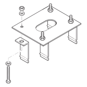 CAME 119-RIG006 – Anclaje para Barreras Automáticas / Compatible GARD4 y G3750 / Instalación Industrial / Alta Resistencia