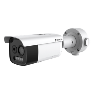 HIKVISION HM-TD2628T-3/G1/T3A – Cámara Bala IP Bi-Espectral / Térmica 256×192 / Óptica 5 MP / IA GUANLAN / Rango -20°C a 650°C / Precisión ±2°C / Detección de Fuego y Humo / Alarma Visual y Audible / Dual Light