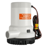 SEAFLO SFBP1-G2000-01 – Bomba de Achique / 2000 GPH (7571 LPH) / 12V CD / Eje de Acero Inoxidable / Operación en Seco / Anti-Airlock / Certificación ISO 8849