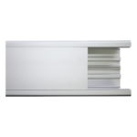THORSMAN INKA-100 – Canaleta de aluminio / 99 x 72 mm / 3 m (9.84 ft) / Área 6,334 mm² / -20°C a 120°C
