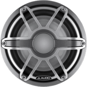 JL AUDIO 10-03275-00 – Subwoofer Náutico JL Audio M6 / 8" (20.3 cm) / Cono de Polipropileno Relleno de Mica / Impedancia 4 Ω / Potencia RMS 200 W / Sensibilidad 86.8 dB / Rejilla Deportiva de Titanio / Deflector Infinito o Caja Cerrada / Conexiones de Pala