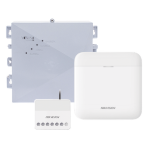 HIKVISION DS-PWA48-SYSNG – Kit de Alarma Inalámbrica / 48 Zonas / Cerca Energizada 2,500 m (8,202 ft) / Batería de Respaldo 3 Días / Relevador 0-36 Vcc 5 A / Alimentación 127-220 Vca o Panel Solar 12 Vcc