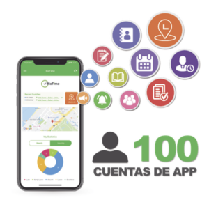 ZKTECO BIOTIMEAPP100 – Licencia de Asistencia Móvil / 100 Usuarios / GPS y Fotografía / Integración con Software Centralizado