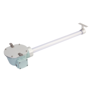 QLIGHT QLEX-SLM-650-EMG – Luminaria LED a prueba de explosiones / Ex d IIC / 120-240 VCA / 1800 lm / IP66 / Emergencia 2 h / -20°C a +60°C