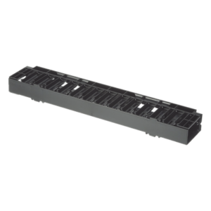 PANDUIT NCMHF1 – Organizador de Cables Horizontal / 1UR / Rack 19in (483mm) / Frontal / ABS / Cat6 y 10G