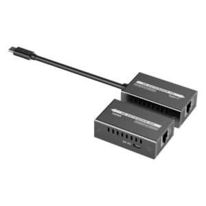 EPCOM TITANIUM TT600TH – Extensor USB-C a HDMI / 4K 120 Hz / 18 Gbps / Alcance 60 m (196.9 ft) / HDR10 / HDCP 2.2 / Protección ESD ±8KV