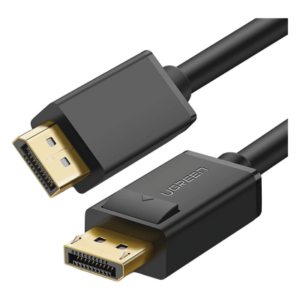 UGREEN 10213 – Cable DisplayPort 1.2 / 4K@60Hz / 2K@144Hz / Triple Blindaje / 5 m (16.4 ft) / Cobre 28AWG / Botón de Liberación
