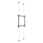 EPCOM INDUSTRIAL EMWS1U – Soporte de Montaje Suelo a Techo / Pantallas 32" ~ 75" / Carga Máxima 30 kg / VESA 400 x 600 mm / Cableado de Acero