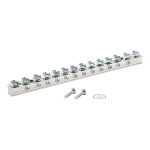 PANDUIT UGB2/0-414-12 – Pletina de Conexión a Tierra / 12 Puertos / AWG 4-14 / Cobre Estañado / UL 467 / Panel de Control