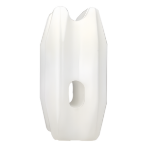 SFIRE SFESQUINEROW – Aislador de Esquina para Cerco Eléctrico / Aislamiento 18 kV / Resistencia Mecánica 10.2 kg / Anti UV / 66 mm x 31.6 mm / Acabado Blanco