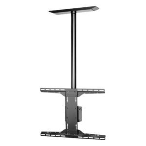 PEERLESS PLCM-UNL-CP – Soporte de Techo Universal / Pantallas 32" a 90" / Carga 68.2 kg (150 lb) / Patrón 600 x 400 mm / Columna 91.4 cm (36") / Inclinación -5° a 20° / Giro 360°