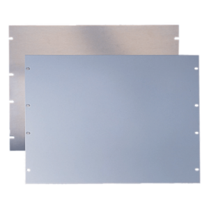 HOFFMAN P19RP3UA – Tapa Ciega para Rack 19" / Aluminio 5052-H32 / 3U / Diseño Plano / Orificios EIA Estándar / 0.90 kg