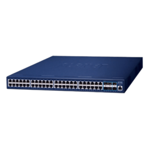 PLANET GS-6311-48T6X – Switch Gestionado Capa 3 / 48 Puertos Gigabit / 6 Puertos SFP+ 10G / Routing IPv4/IPv6 / 216 Gbps / NMS Integrado