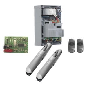 CAME KIT-AXO-3024 – Kit de operadores para puertas abatibles / 3 m (9.8 ft) / 500 kg / 24V / IP44