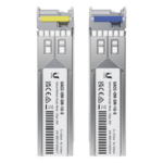 UBIQUITI UACC-OM-SM-1G-S-2 – Módulo SFP / 1 Gbps / BiDi Monomodo / LC Simplex / Alcance 3 km (9842.5 ft) / Pack de 2
