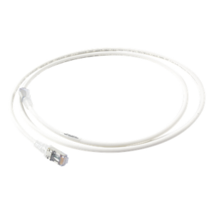 SIEMON SP6A-S05-02 – Patch Cord Cat6A Blindado / S/FTP / 28 AWG / 1.52 m (5 ft) / Diámetro 5.5 mm / Color Blanco