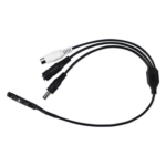EPCOM POWERLINE EP-MIC – Micrófono de Vigilancia IP / Cancelación de Ruido / Alta Fidelidad 60-55000 Hz / Cobertura 10-50 m² / Transmisión 100 m (328 ft) / Entrada RCA / 12 Vcc