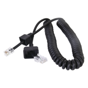 TXPRO TXK222 – Cable para Micrófono de Radio Móvil / Conector RJ-45 de 6 Pines / Longitud 300 mm (11.8 in) / Cobre Desnudo / Temperatura -20~105°C / Funda PP-PU
