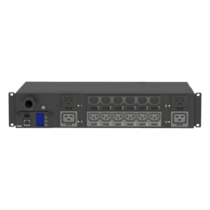 PANDUIT P16E19M – PDU Monitoreable y Switchable / 16 Salidas C13/C19 / Entrada NEMA L6-30P / 208 Vca / 30 A / 2U Horizontal 19 in / Cable 3 m (9.8 ft)